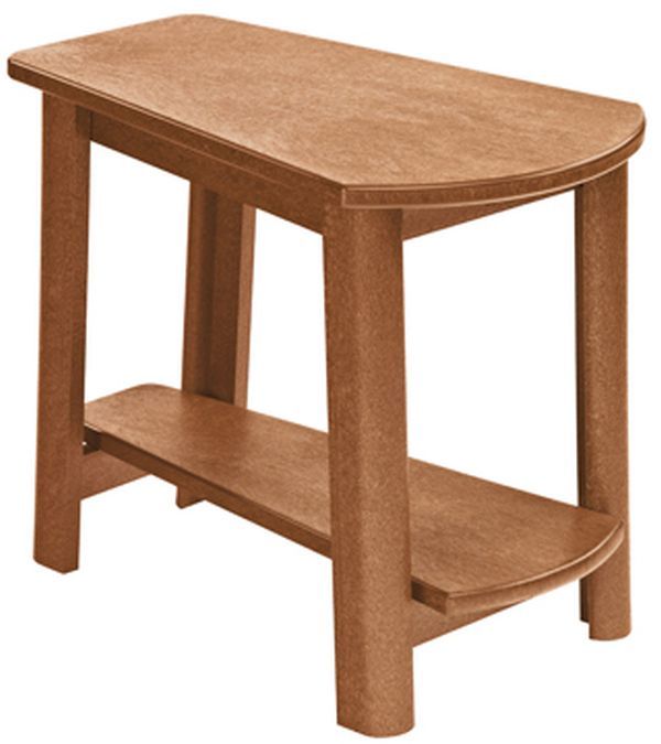 C R Plastic Generation Line Cedar Addy Side Table-0