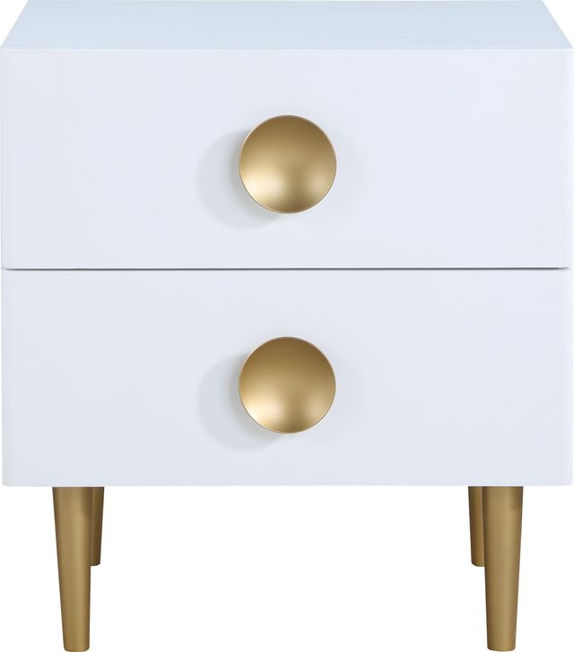 Meridian Furniture Zayne White Nightstand-2