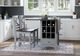 Jofran Inc. Asbury Park 3-Piece AP Gray/Autumn Brown Dining Set-1