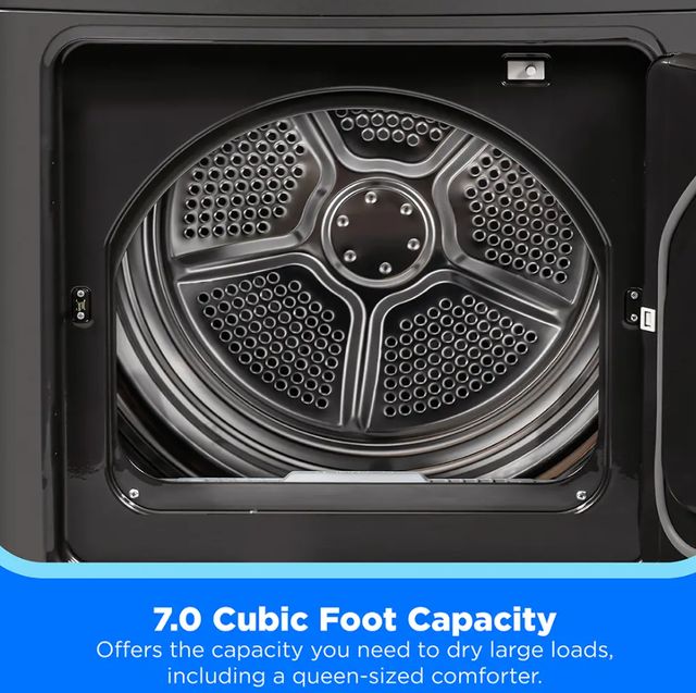 Midea 7 Cu. Ft. Metallic Gray Front Load Electric Dryer-1