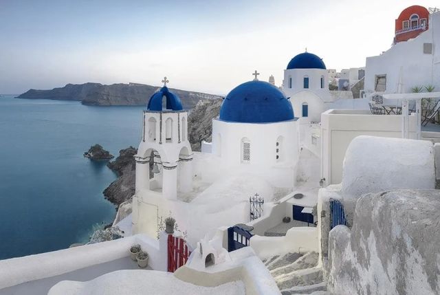 Classy Art Santorini View by Danita Delimont Wall Art-0