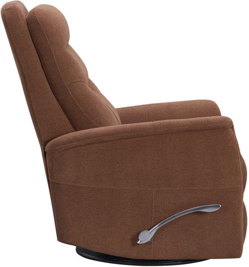 Parker House® Gemini Snazzy Terracotta Manual Swivel Glider Recliner-4