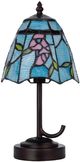 Cal® Lighting & Accessories Tiffany Blue/Dark Bronze Accent Lamp-2