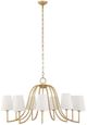 Uttermost® Seville Golden 9 Light Chandelier-0