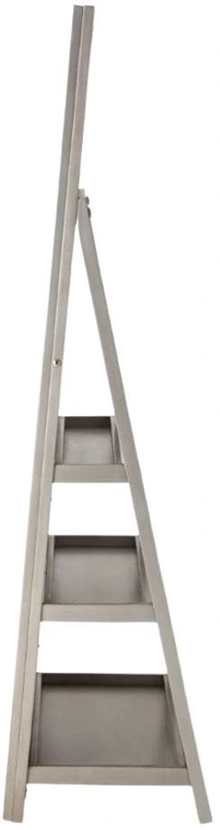 Signature Design by Ashley® Evesen Champagne Floor Standing Mirror with Storage-2