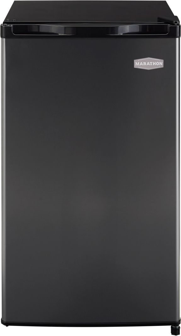 Marathon®  20" 4.4 Cu. Ft. Black Stainless Steel Compact Refrigerator-0