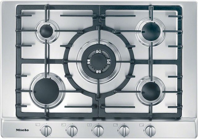 Miele 30" Stainless Steel Gas Cooktop-1