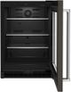 KitchenAid® 5.2 Cu. Ft. Black Stainless Steel Beverage Center-1