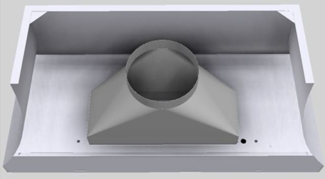 Vent-A-Hood® Designer Series 54" White Wall Mounted Range Hood-3