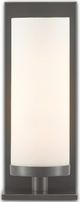Currey & Company Bagno Bournemouth Oil Rubbed Bronze/Opaque White Wall Sconce-1