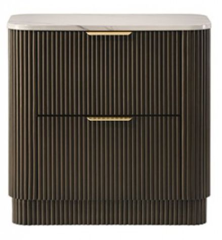 Furniture of America® Lantrisant Dark Walnut Nightstand-0