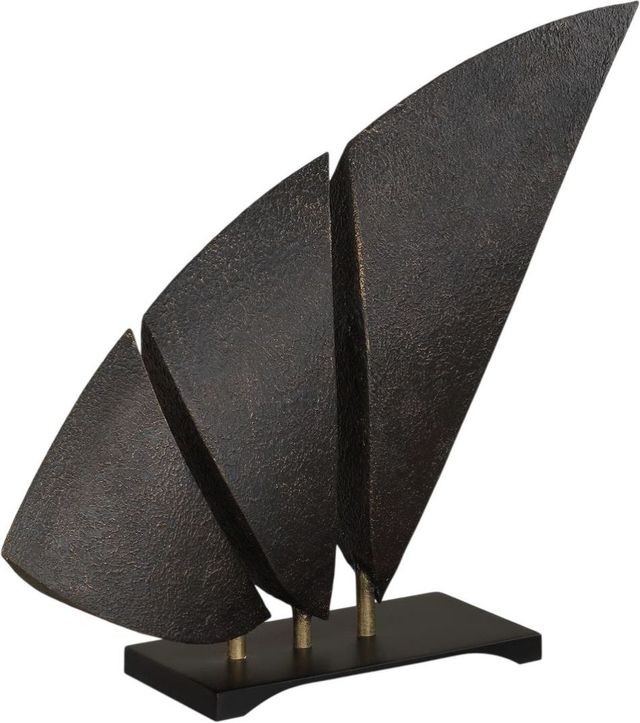 Uttermost® Wind Crest Dark Bronze Sculpture-3
