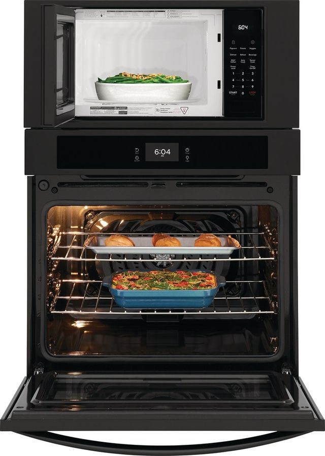 Frigidaire® 30" Black Oven/Microwave Combo Electric Wall Oven -5