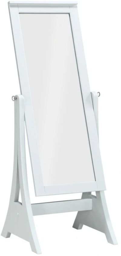 TEI Gray 23" Rectangle Floor Standing Mirror-0
