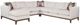 Braxton Culler Customizable Nolan 4-Piece 122" U-Shape Sectional and Chaise-0