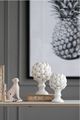 A & B Home Albinia White 10" Large Artichoke Decorative Object-4
