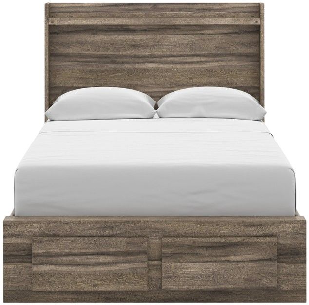 Signature Design by Ashley® Baystorm Brown Youth Full Storage Panel Bed-2