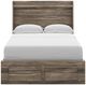 Signature Design by Ashley® Baystorm Brown Youth Full Storage Panel Bed-2