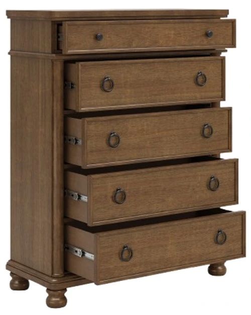 Signature Design by Ashley® Rowlenstown Brown 5-Drawer Chest-3
