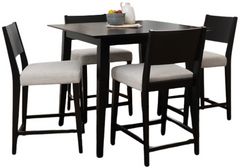 Powell® Cadence Cosgrove 5-Piece Black/Light Gray Dining Table Set
