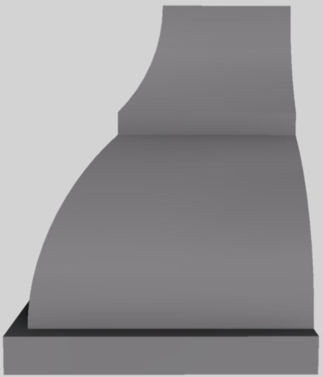 Vent-A-Hood® Designer Series 60" Gunsmoke Wall Mounted Range Hood-2