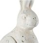 A & B Home White Small Rabbit Figurine-3
