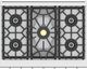Hestan 36" Stainless Steel 5-Burner Gas Rangetop with Griddle-1