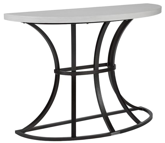 Lane Venture® Calistoga Demi Lune Off-White Console-0