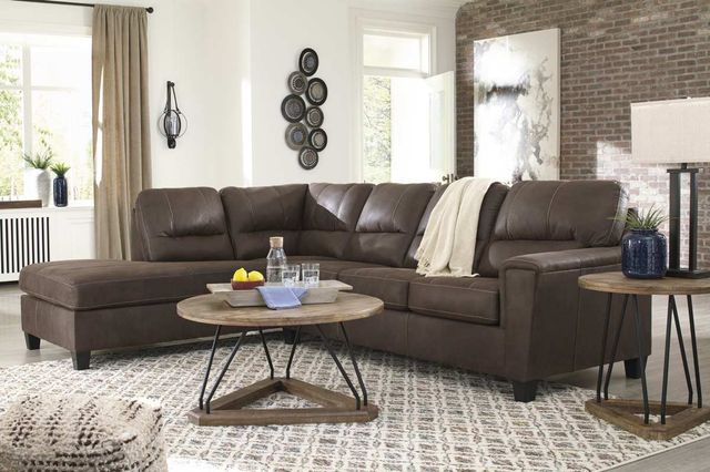Signature Design by Ashley® Navi 2-Piece Chestnut Living Room Seating Set-3