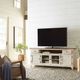 Liberty Furniture Farmhouse Reimagined Antique White/Chestnut Entertainment TV Stand-1