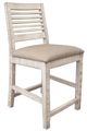 International Furniture Direct Stone Ivory 38" Bar Stool-0