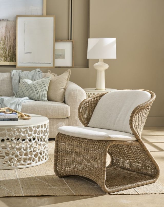 Universal Explore Home™ Oasis Nomad Snow/Woven Slimit Lounge Chair-1
