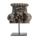 A & B Home Gray Decorative Pillar Base-0