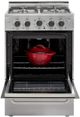 Unique® Appliances Prestige 24" Stainless Steel Freestanding Gas Range-2