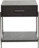 Magnussen Home® Spencer Aged Nickel/Dark Briarsmoke Rectangular End Table-2