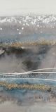 Giftcraft Blue/Gray Seascape Oil Print-1