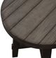 Liberty Furniture Modern Farmhouse Dusty Charcoal Splay Round End Table-4