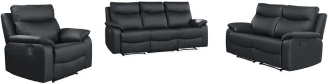 Mazin Furniture Wembley Black Power Reclining Chair-3