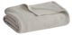 Olliix by Madison Park Freshspun Basketweave Grey Twin Cotton Blanket-0