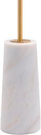 Zuo® Modern Titan Brass/White Floor Lamp-3