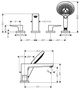 Hansgrohe Metropol Chrome 4-Hole Roman Tub Set Trim with Lever Handles and 1.75 GPM Handshower-1