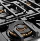ZLINE Autograph Edition 48" Stainless Steel Pro Style Gas Range with 8 Burner Cooktop and Matte Black Accents-4