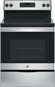 GE® 30" Stainless Steel Free Standing Electric Range-0