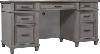 aspenhome® Caraway Aged Slate Credenza Desk