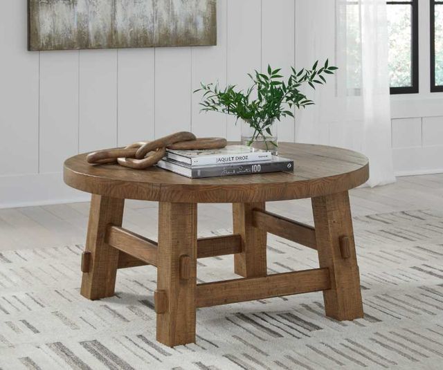Signature Design by Ashley® Mackifeld Warm Brown Coffee Table-3
