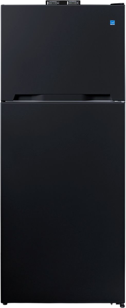 Summit® 28" 14.3 Cu. Ft. Black Counter Depth Top Freezer Refrigerator-0