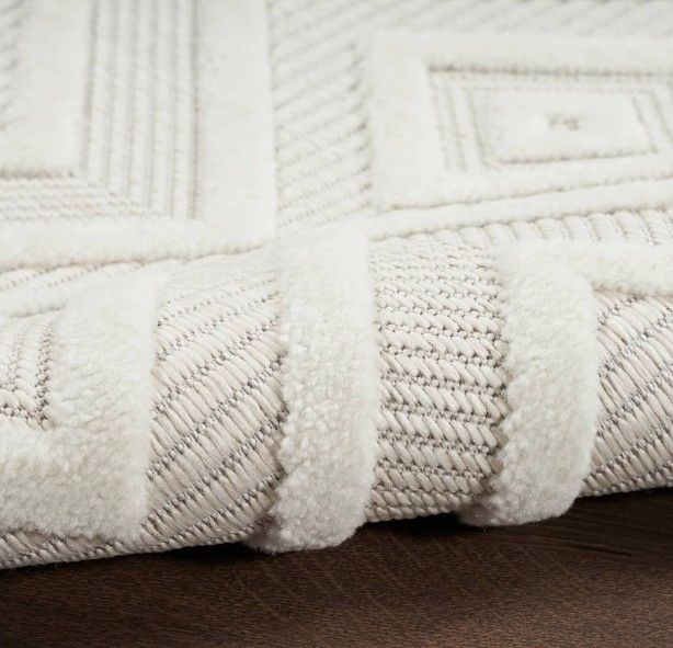 Nourison Home™ Versatile Ivory White 5'x7' Area Rug-4