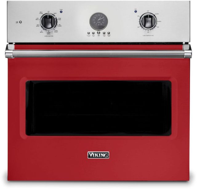Viking® Professional 5 Series 30" San Marzano Red Built In Single Electric Premiere Wall Oven-0