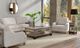 International Furniture Direct Olimpia Ivory 39" Arm Chair-1