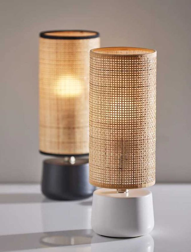 Adesso® Sheffield White Table Lantern-2